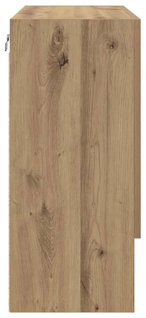 vidaXL Ντουλάπα Τοίχου artisan δρυς 60 x 31 x 70 εκ Επεξεργασμένο ξύλο