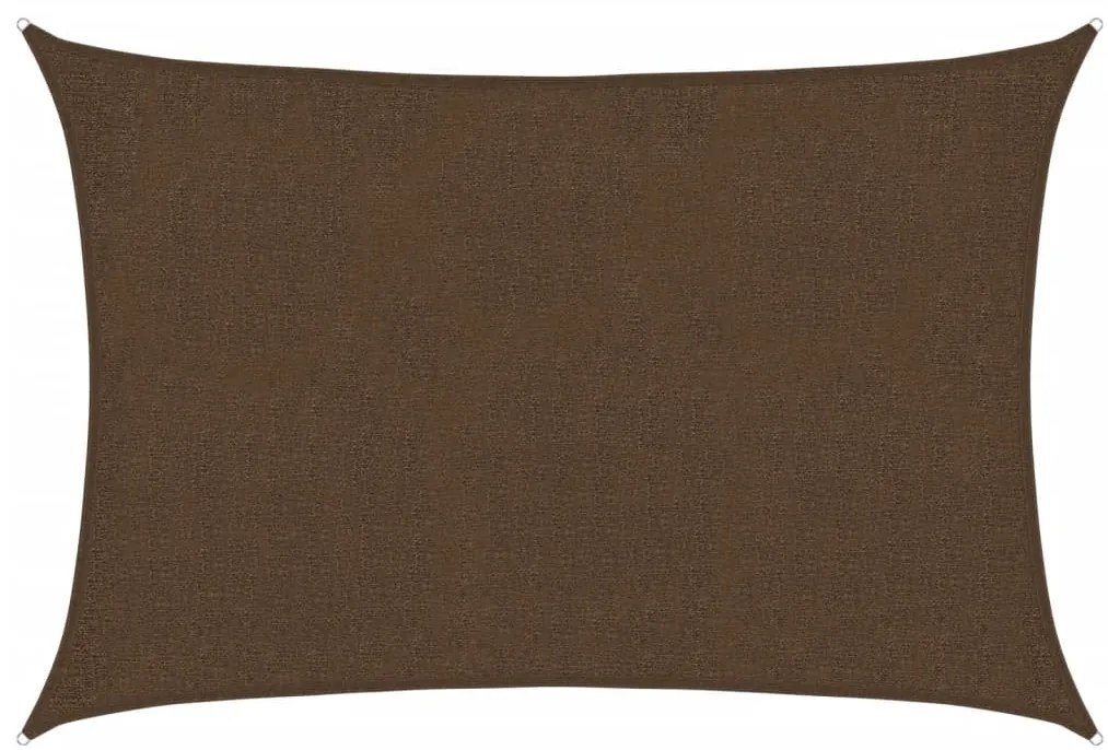 vidaXL Πανί Σκίασης Καφέ 2 x 3 μ. από HDPE 160 γρ./μ²