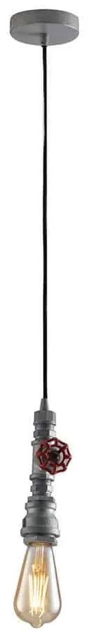 Φωτιστικό Οροφής I-Amarcord-S1 ZN Grey Luce Ambiente Design Metal