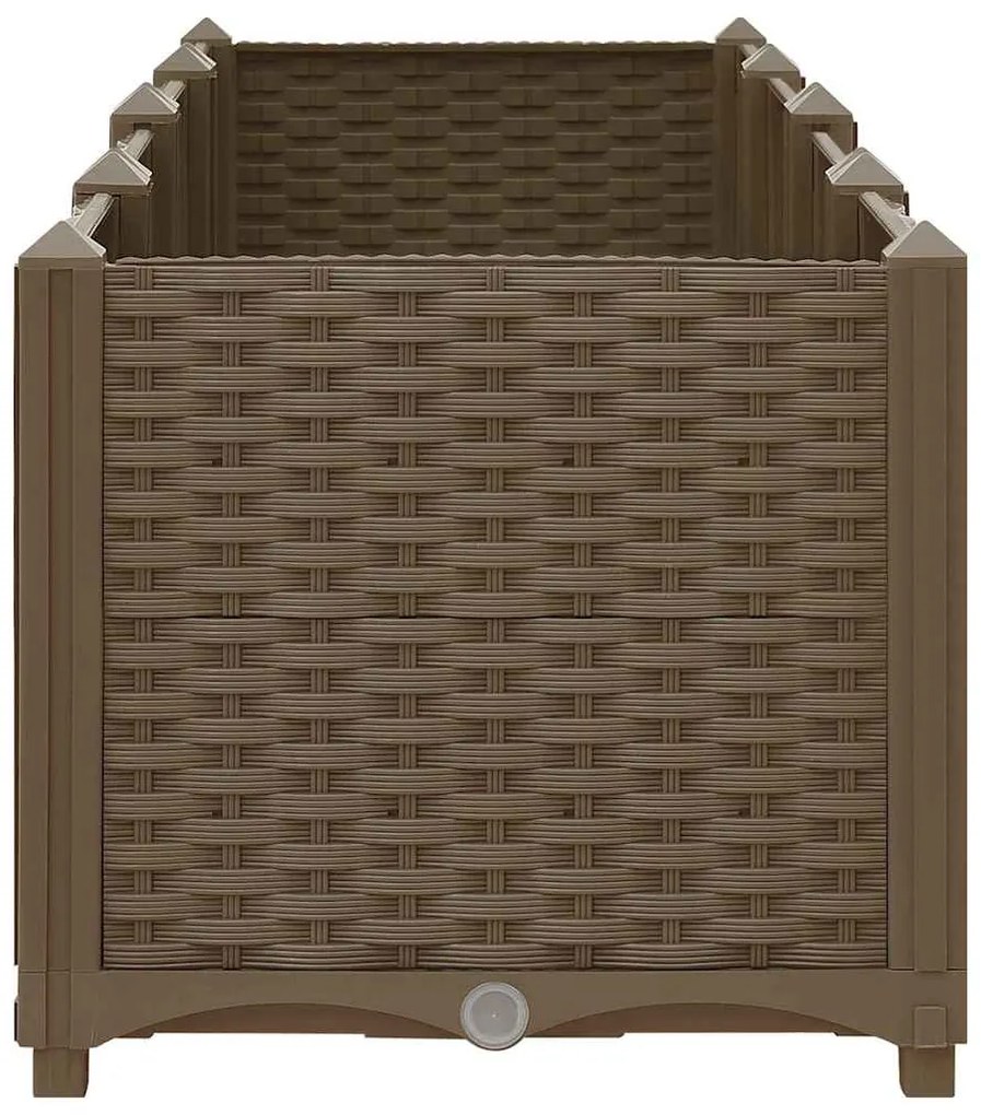 vidaXL Υπερυψωμένο Κρεβάτι 160x40x38 εκ. από Πολυπροπυλένιο