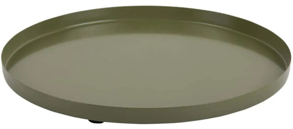 Δίσκος Στρογγυλός PT4239GR Φ25x1,5cm Army Green Present Time Μέταλλο