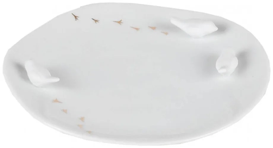 Πιάτο Πορσελάνινο Birds RD0015535 Φ14cm White Raeder Πορσελάνη