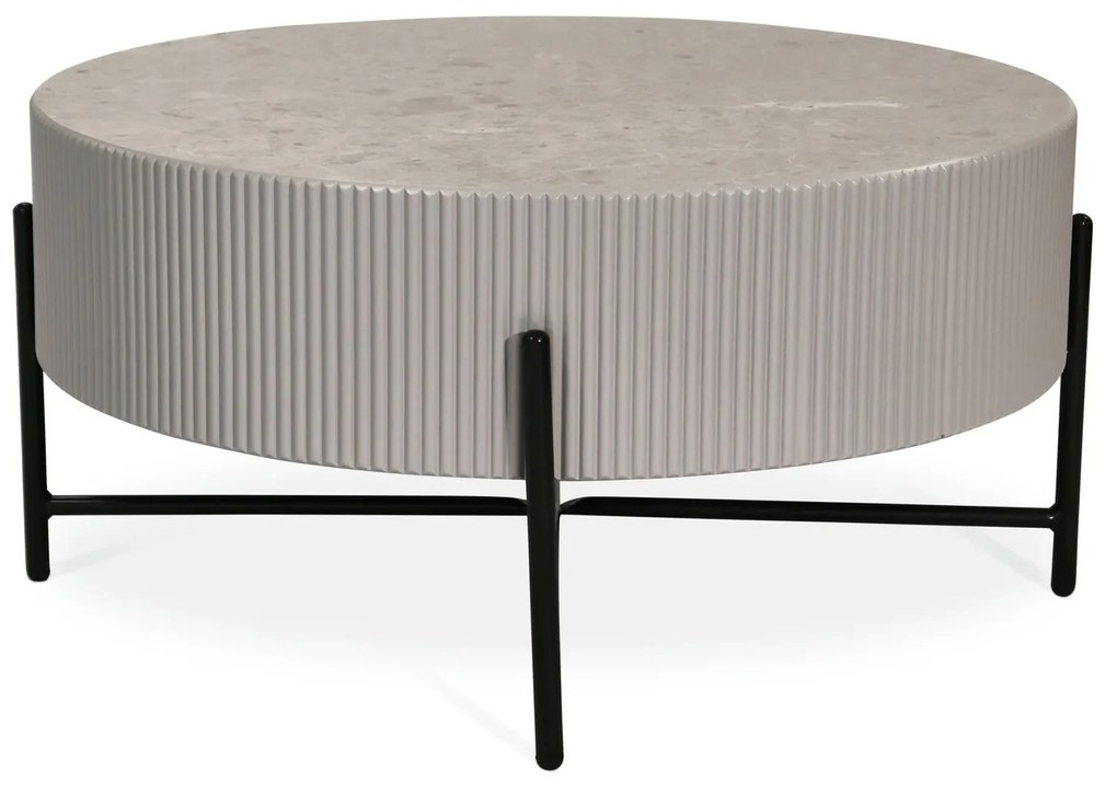 Milo Coffee Table ø80x40 Grey