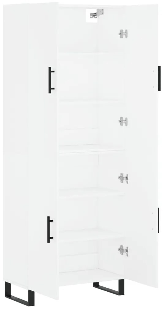 vidaXL Ντουλάπι Λευκό 69,5x34x180 εκ. από Επεξεργασμένο Ξύλο