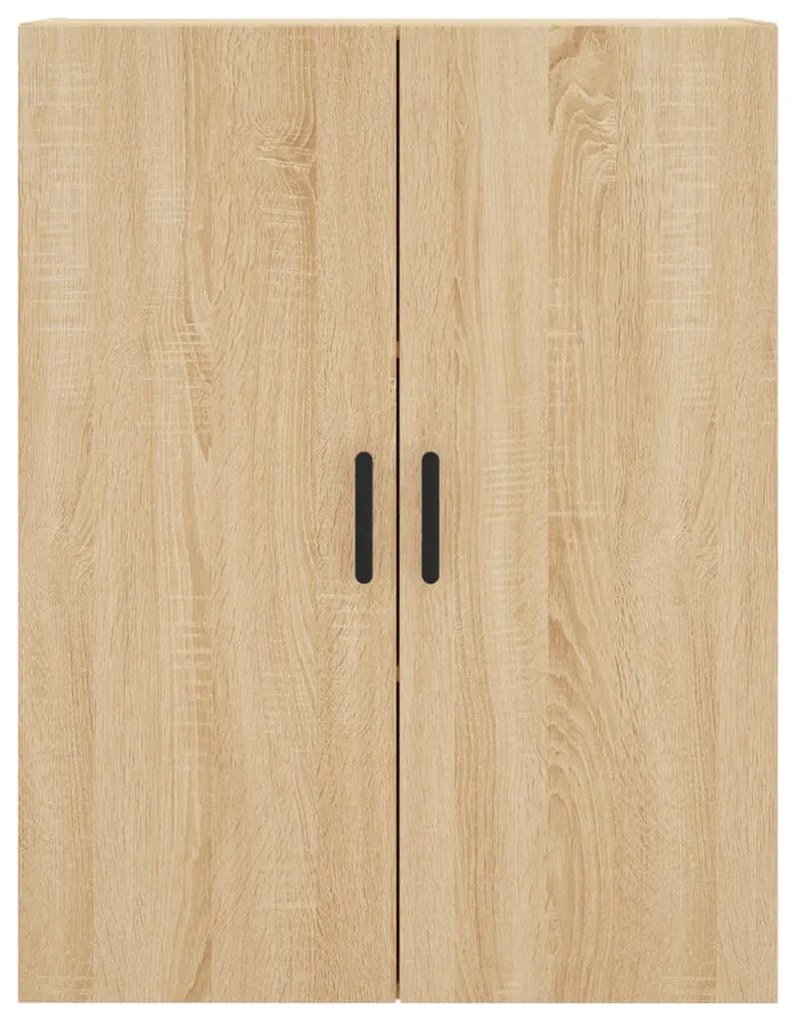 vidaXL Ντουλάπι Sonoma δρυς 69,5 x 34 x 180 εκ. από Επεξεργασμένο Ξύλο