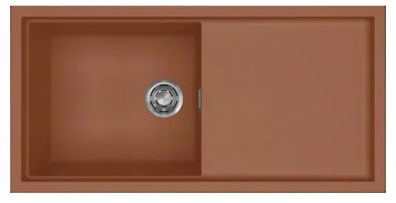 Νεροχύτης κουζίνας SINTESI 480 Cavern Clay 83 ELLECI 100x50cm
