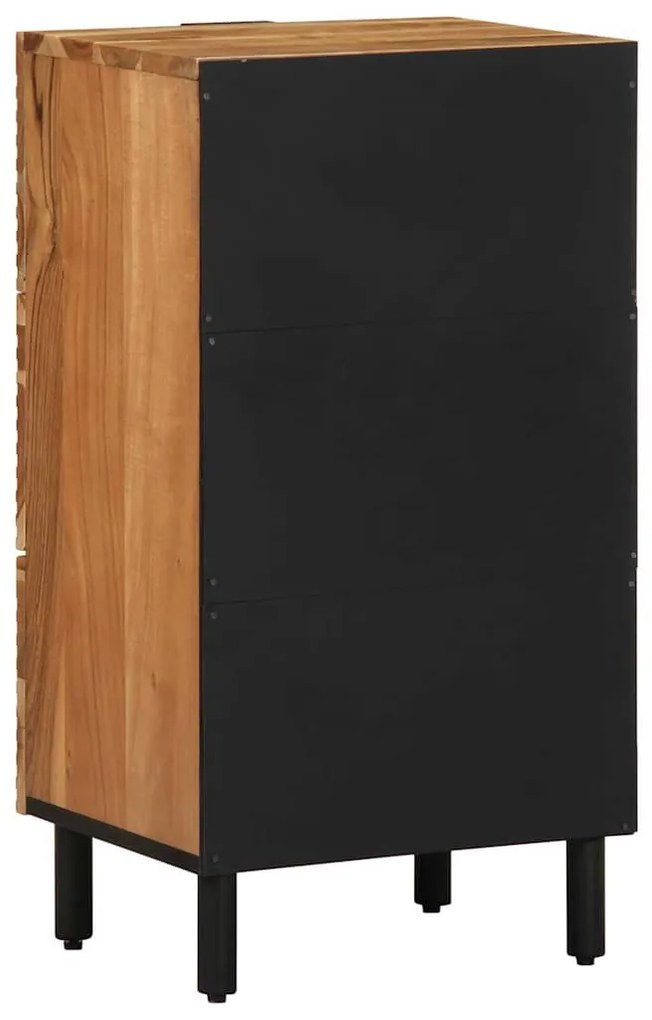 vidaXL Συρταριέρα με ράφι Καφέ 40 x 33 x 75 εκ. Μασίφ ξύλο ακακίας