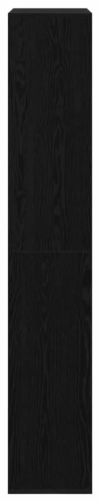 vidaXL Βιβλιοθήκη 2 pcs Μαύρη Οξυά 100 x 33 x 93.75 εκ