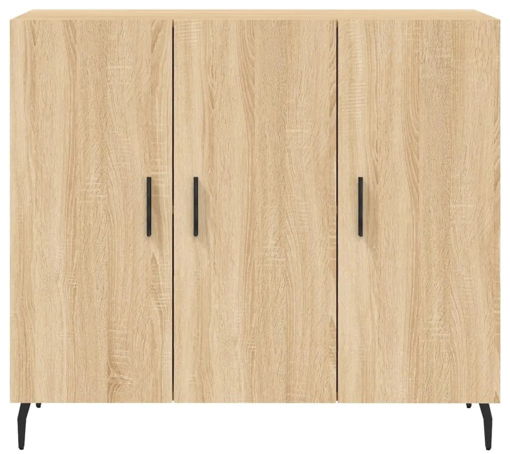 vidaXL Ντουλάπι Sonoma δρυς 90x34x80 εκ. Επεξεργασμένο Ξύλο