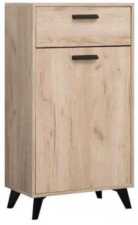 ΕΠΙΠΛΟ ΧΟΛ UMBRIA 1K1F GREY OAK 53,5x35x100,5εκ 11008180