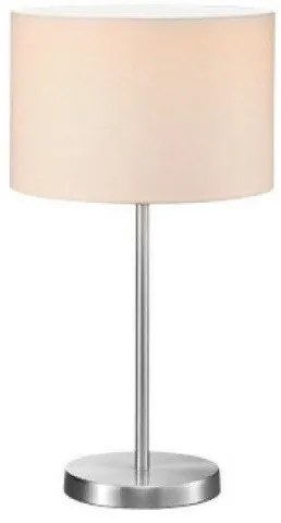 Επιτραπέζιο Φωτιστικό Νίκελ &amp; Λευκό Hotel 511100101 Trio Lighting-511100101-Λευκό 511100101