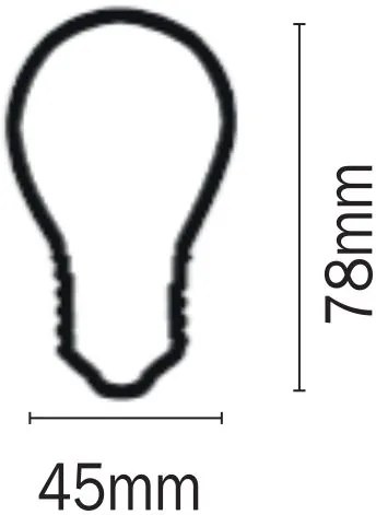 Λαμπτήρας LED Filament InLight E27 G45 5W 4000K