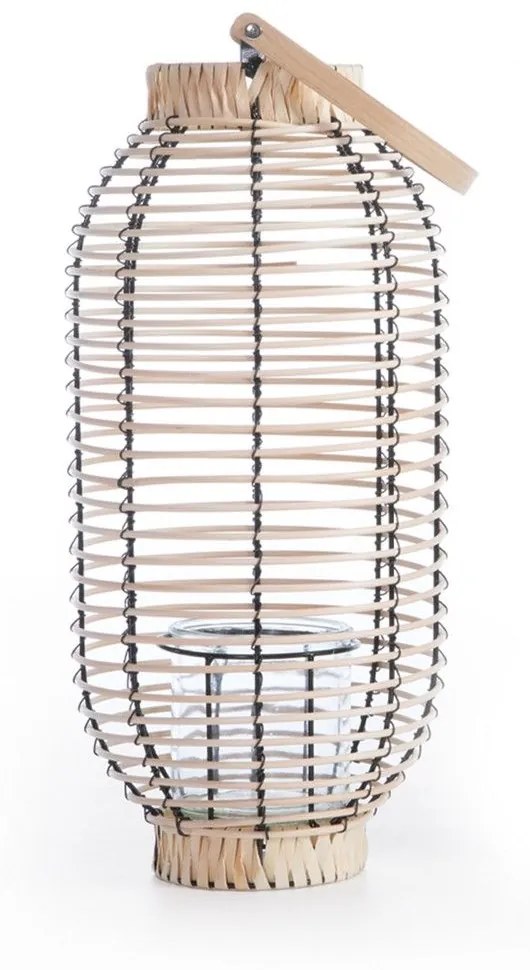 Φανάρι Folly 20X20X23 Ecru Nef-Nef Homeware Wood,Metal