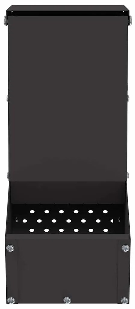 vidaXL Ταΐστρα Χαμστεριών Μαύρο 12,5 x 26 x 28,5 εκ