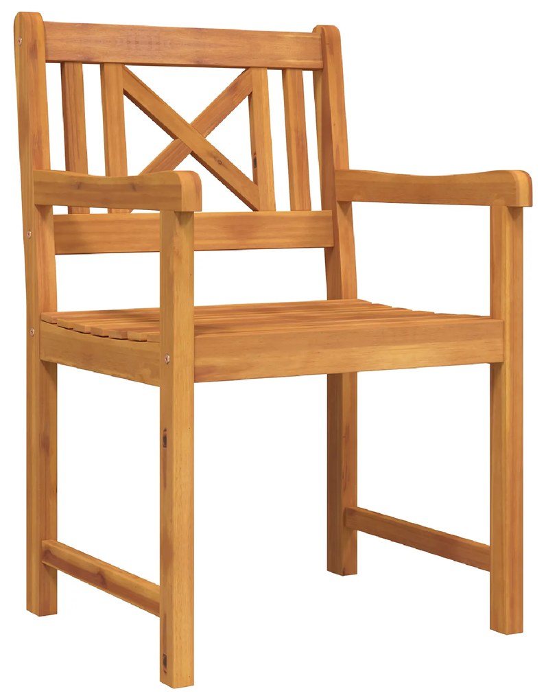 vidaXL Καρέκλες κήπου 2 τεμάχια, 56x56x90 εκ, από στερεό ξύλο ακακίας.