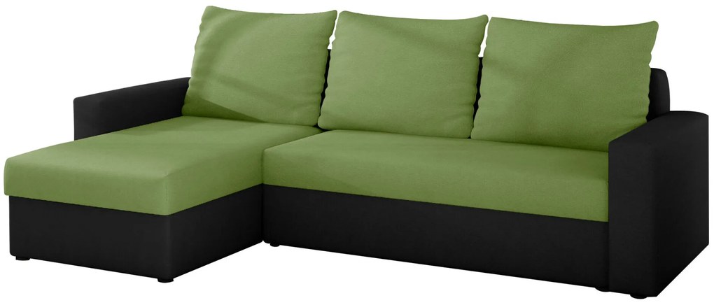 Γωνιακός καναπές Luno-Πράσινο - 237.00Χ150.00Χ90.00cm