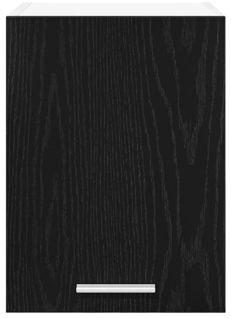 vidaXL Κρεμαστό ντουλάπι 2 pcs Μαύρος Δρυς και Λευκό 30 x 31 x 40 εκ.