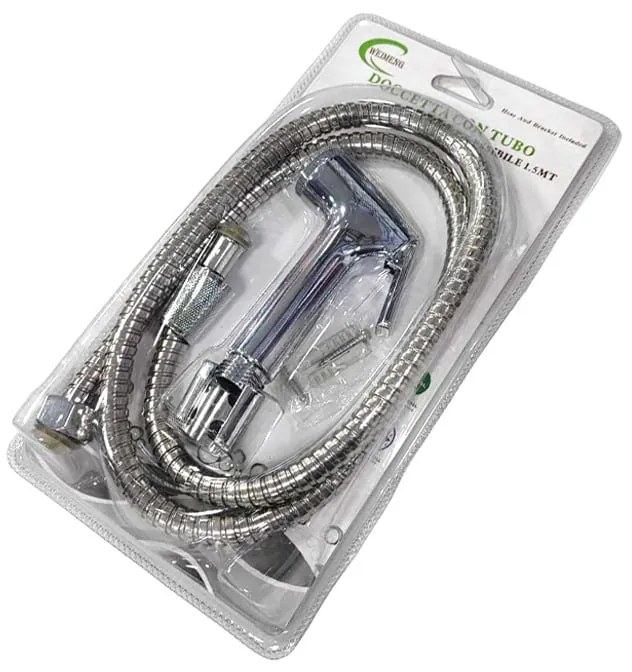 Weimeng Τηλέφωνο Ντους Μπάνιου με Σπιράλ 1.5ΜΤ – Shower Head Flessible