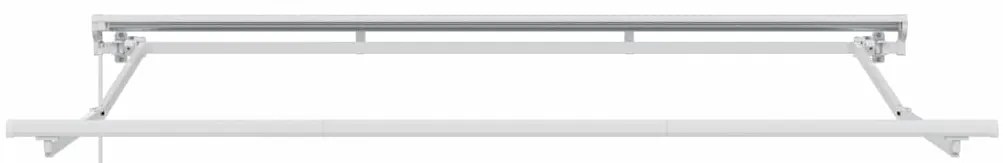 vidaXL Σκελετός Τέντας Λευκό 3 x 2 m Ατσάλι με Πούδρα