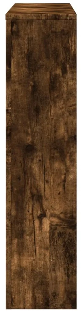 vidaXL Κάλυμμα Καλοριφέρ Καπνιστή Δρυς 149x20x82εκ. Επεξεργασμένο Ξύλο