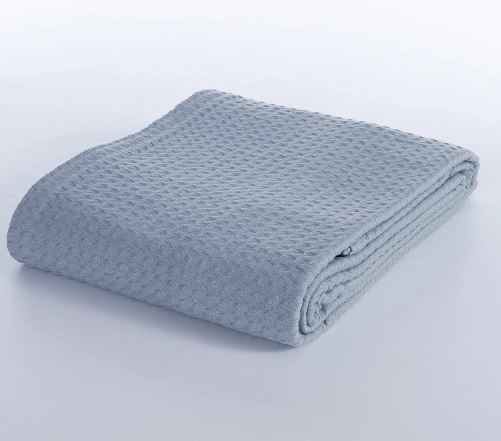 Κουβέρτα Πικέ Μονή (160x240) Nef-Nef Homeware Golf Denim