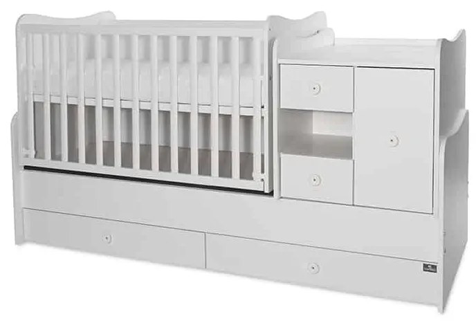 Πολυμορφικό βρεφικό κρεβάτι Mini Max  White  10150500024A Lorelli