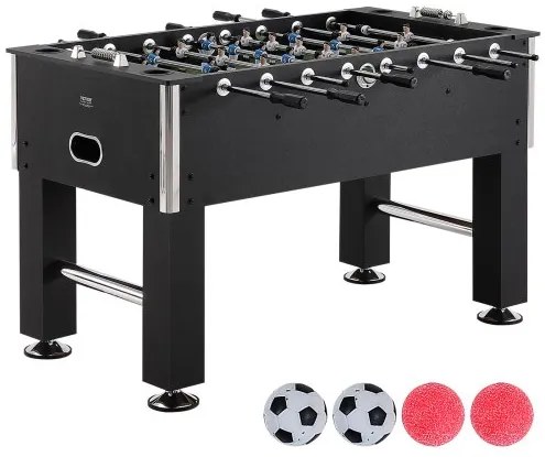 VEVOR Foosball Table, 55 inch Standard Size Foosball Table, Indoor Full Size Foosball Table for Home, Family, and Game Room, Soccer with Foosball Table Set, Includes 4 Balls and 4 Cup Holders