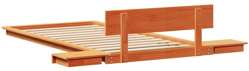 vidaXL Σκελετός Κρεβατιού Καφέ 100 x 200 cm ξύλο