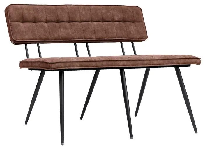 Παγκάκι Antela Μεταλλικό Fylliana Taupe 120x40x78εκ. 120x40x78 εκ.