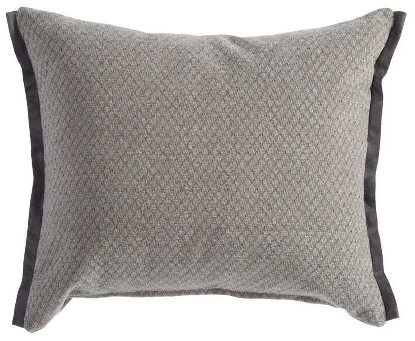 Μαξιλάρι Διακοσμητικό (Με Γέμιση) Brand Grey Nef-Nef 40X55 Cotton-Polyester