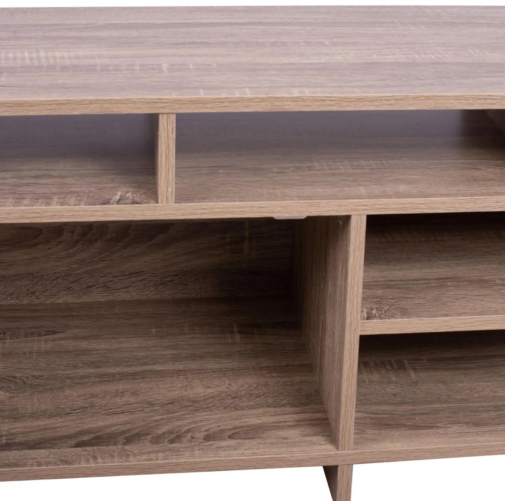 Έπιπλο τηλεόρασης SCOTT Μελαμίνη Sonoma - Γκρί 123x39.5x45.5Yεκ. 123x39.5x45.5 εκ.