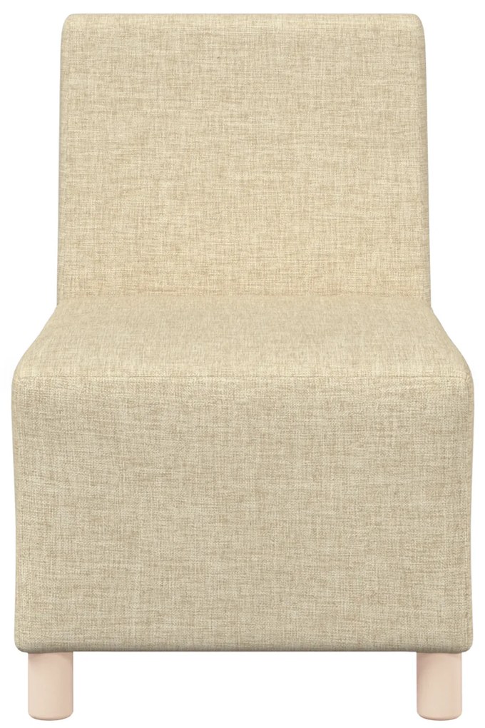 vidaXL Καθίσμα Σαλονιού 3 pcs Κρεμ 55 x 74 x 82 εκ. ύφασμα