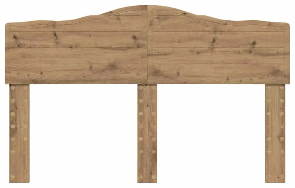 vidaXL Κεφαλάρι με κεφαλάρι Artisan Oak 160 cm Επεξεργασμένο ξύλο