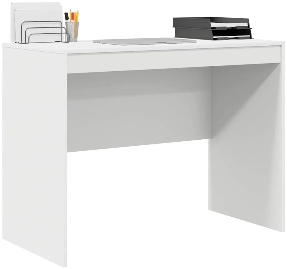 vidaXL Γραφείο Λευκό 100 x 50 x 76 εκ. Επεξεργασμένο ξύλο