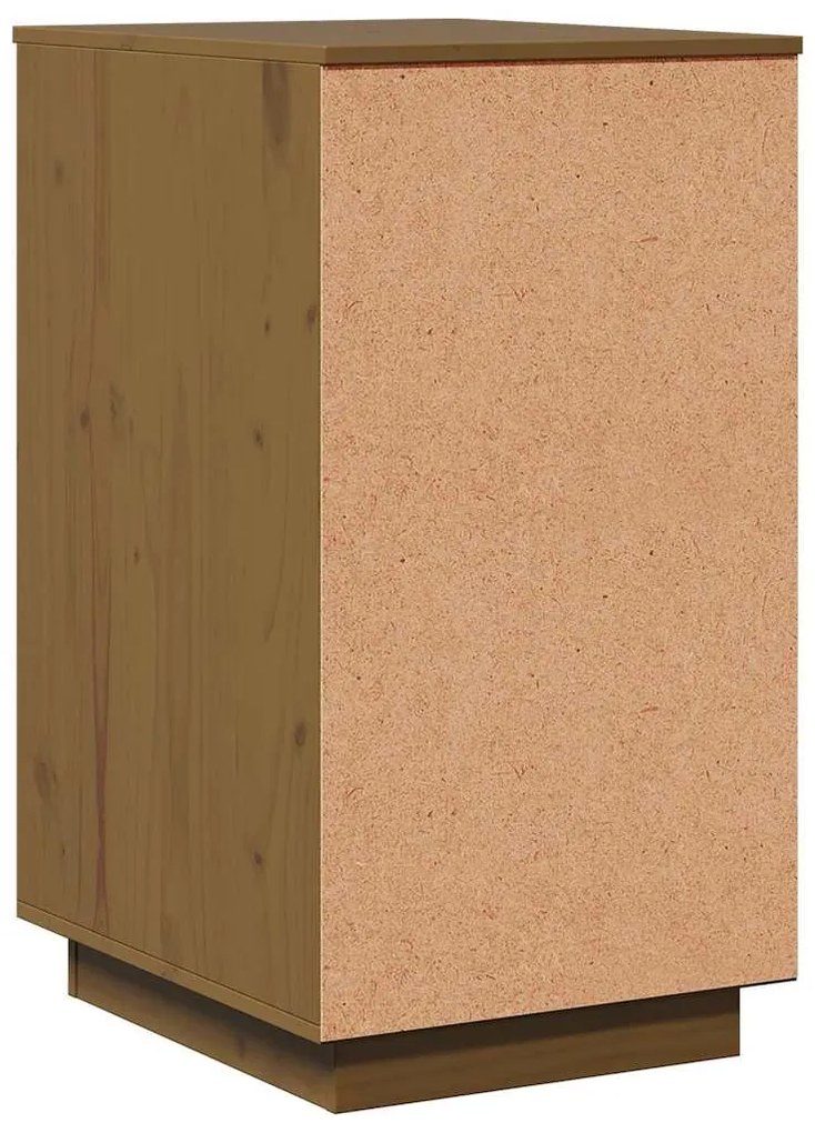 vidaXL Ντουλάπι Γραφείου Καφέ μελί 40 x 50 x 75 εκ. Μασίφ Ξύλο Πεύκου
