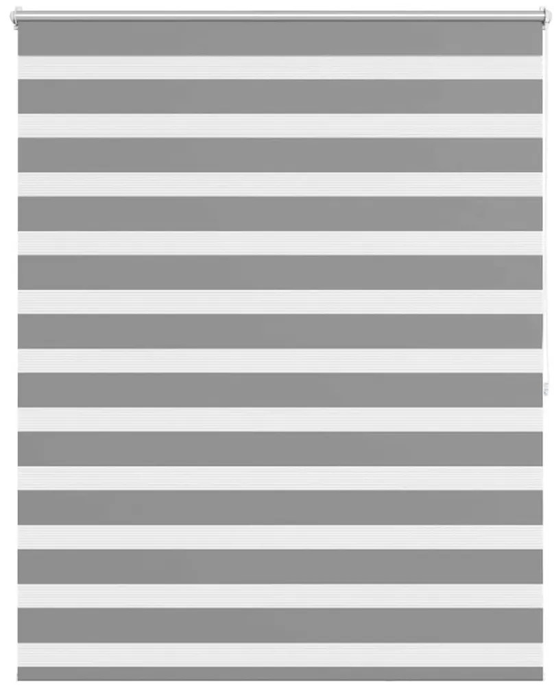 vidaXL Ρόλερ Zebra Γκρι 140 x 175cm