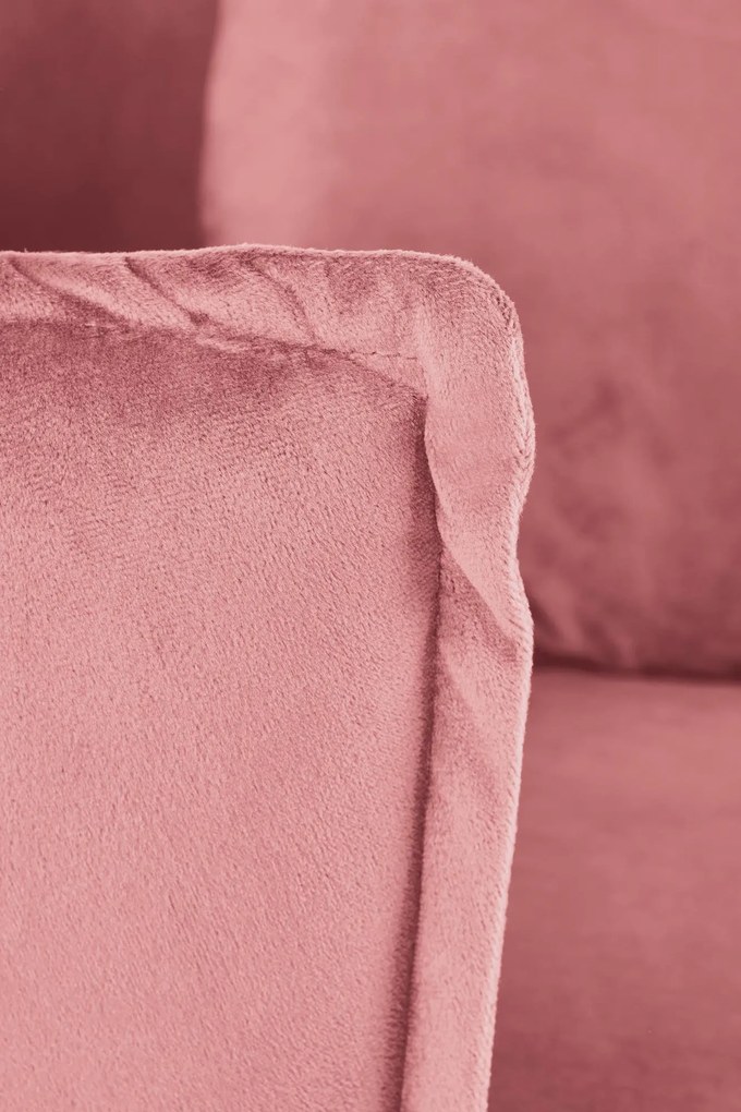 ALMOND leisure chair color: pink