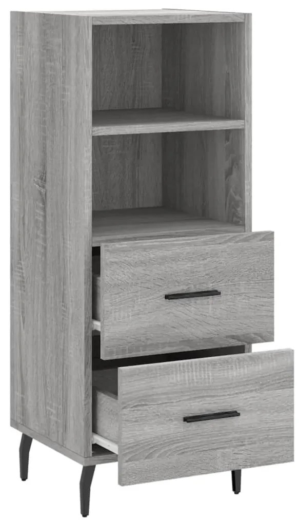 vidaXL Ντουλάπι Γκρι Sonoma 34,5x34x90 εκ. από Επεξεργασμένο Ξύλο