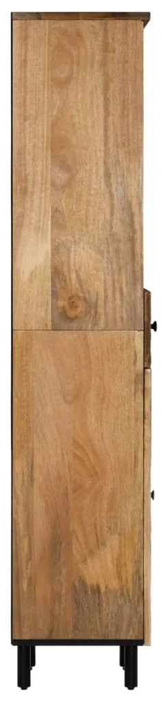 vidaXL Ντουλάπι Μπάνιου 38 x 33 x 160 εκ. από Μασίφ Ξύλο Μάνγκο