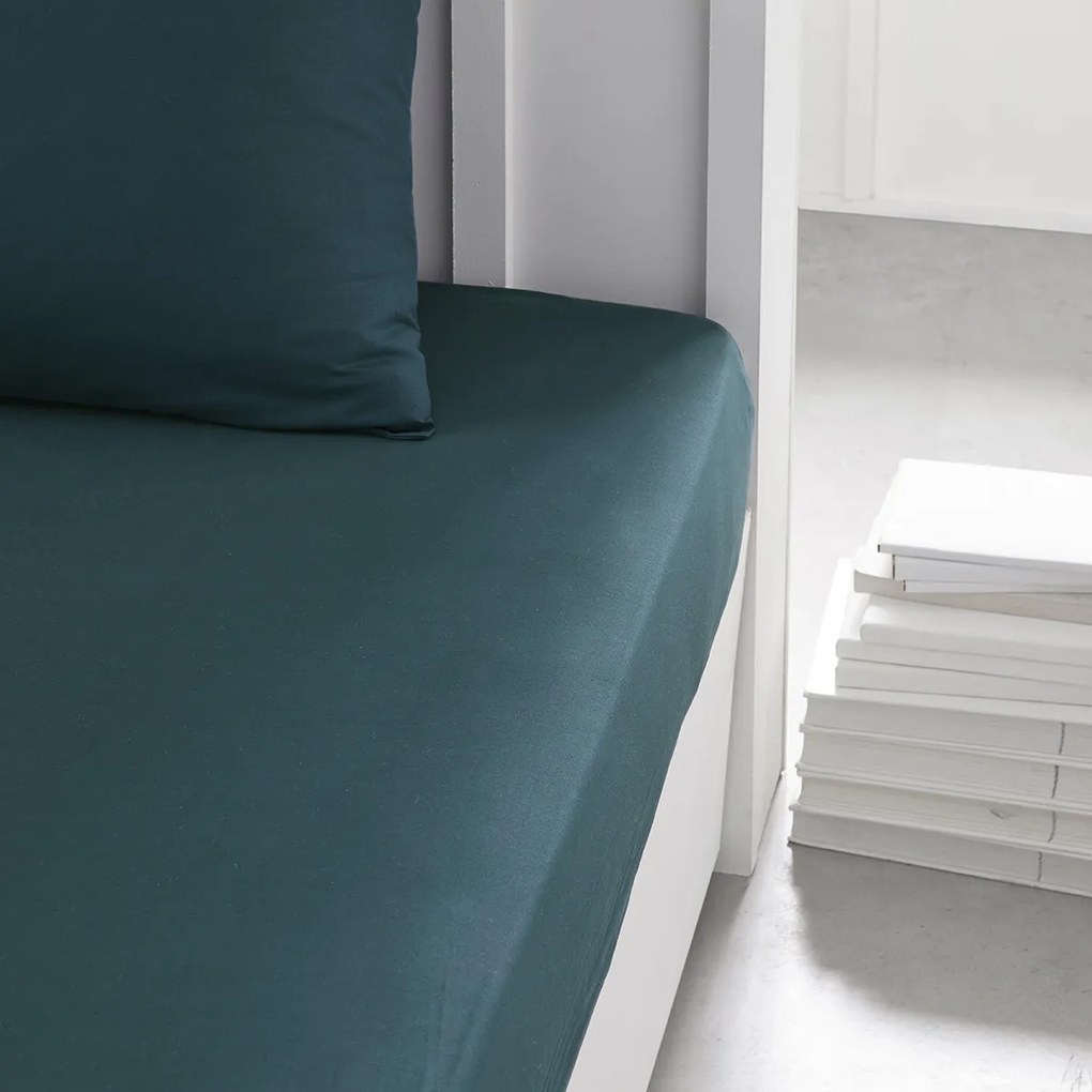 Σεντόνια με λάστιχο Today DH 160/200+30 Coton TODAY Essential Paon