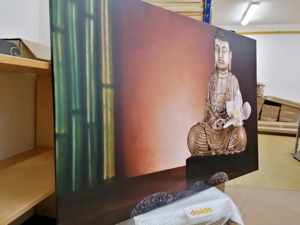 Εικόνα ενός Βούδα που διαλογίζεται - 120x80