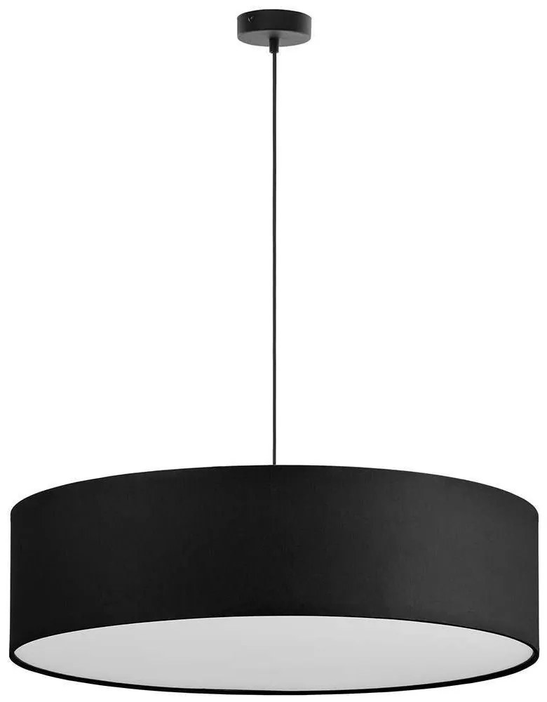 Φωτιστικό Οροφής Rondo 4857 3xΕ27 15W Φ60cm 120cm Black TK Lighting