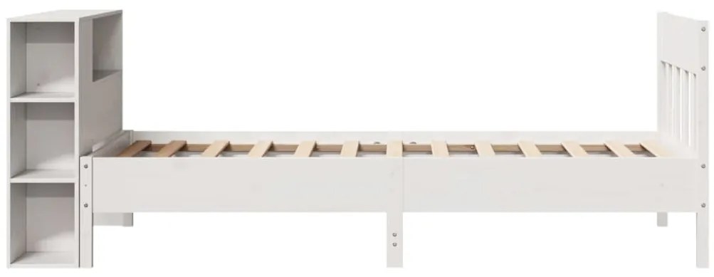 vidaXL Κρεβάτι Βιβλιοθήκη Χωρίς Στρώμα 100x200 εκ. Μασίφ Ξύλο Πεύκο