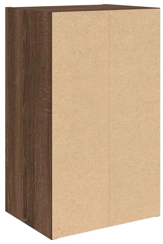 Βιβλιοθήκη Καφέ Δρυς 31x24x52 εκ. από Επεξεργασμένο Ξύλο - Καφέ