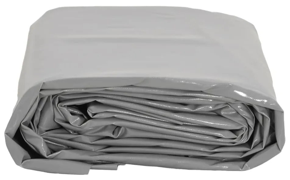 vidaXL Μουσαμάς Γκρι 650 γρ./μ.² 4x5 μ.