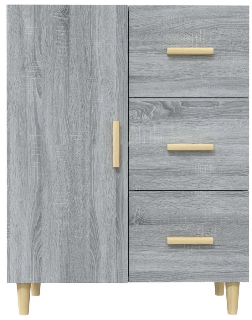 vidaXL Ντουλάπι Γκρι Sonoma 69,5 x 34 x 90 εκ. από Επεξεργασμένο Ξύλο