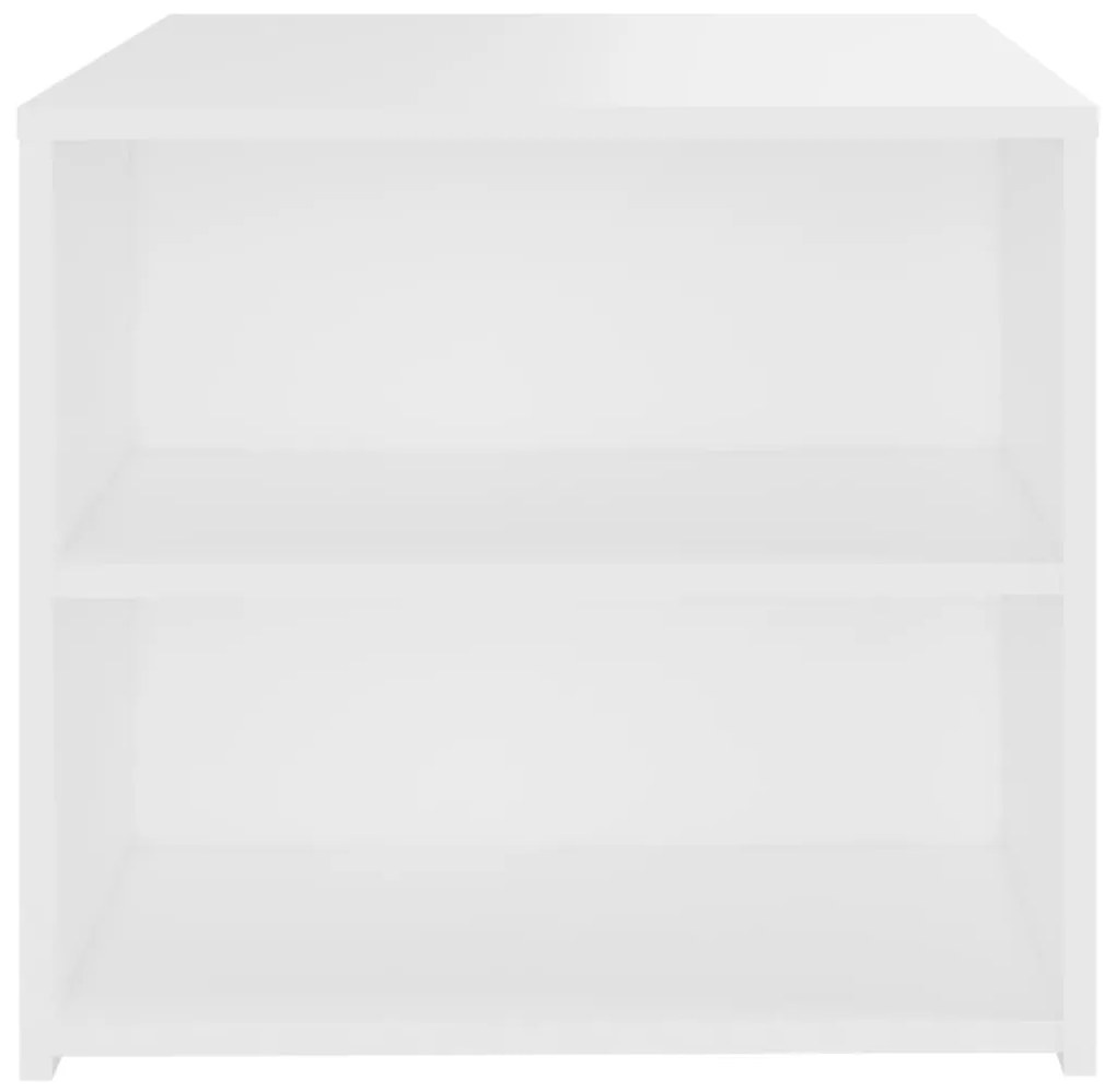 vidaXL Τραπέζι Βοηθητικό Λευκό 50 x 50 x 45 εκ. από Μοριοσανίδα