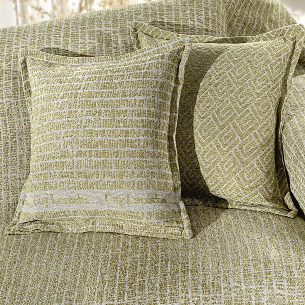 Μαξιλαροθήκη Διακοσμητική Parfait Olive Guy Laroche 45X45 50x50cm Cotton-Acrylic