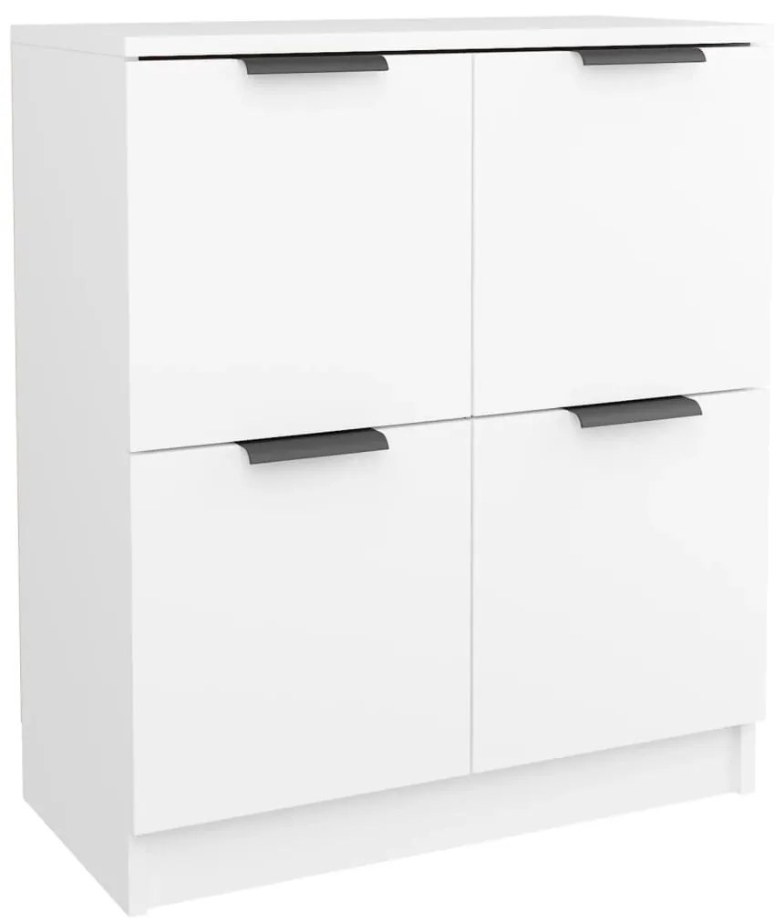 vidaXL Συρταριέρα Λευκή 60 x 30 x 70 εκ. από Επεξεργασμένο Ξύλο