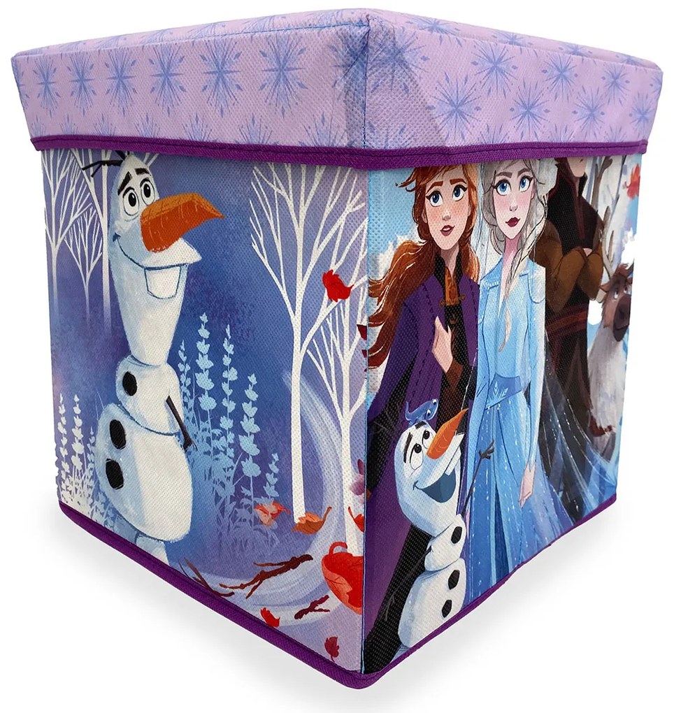 Σκαμπό Με Αποθηκευτικό Χώρο (30X30) Dimcol Frozen 12